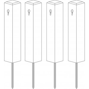 Mini Rope Post (each)